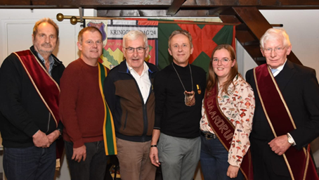 Jubilarissen en nieuwe leden Gilde St. Martinus Teeravond 2024