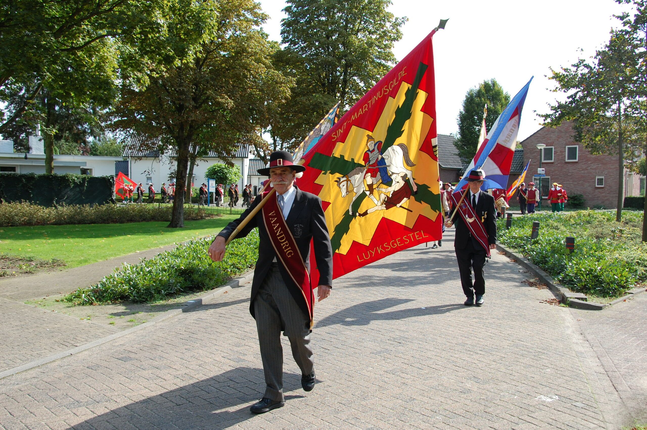 Vaandel Sint Martinus Gilde Luyksgestel