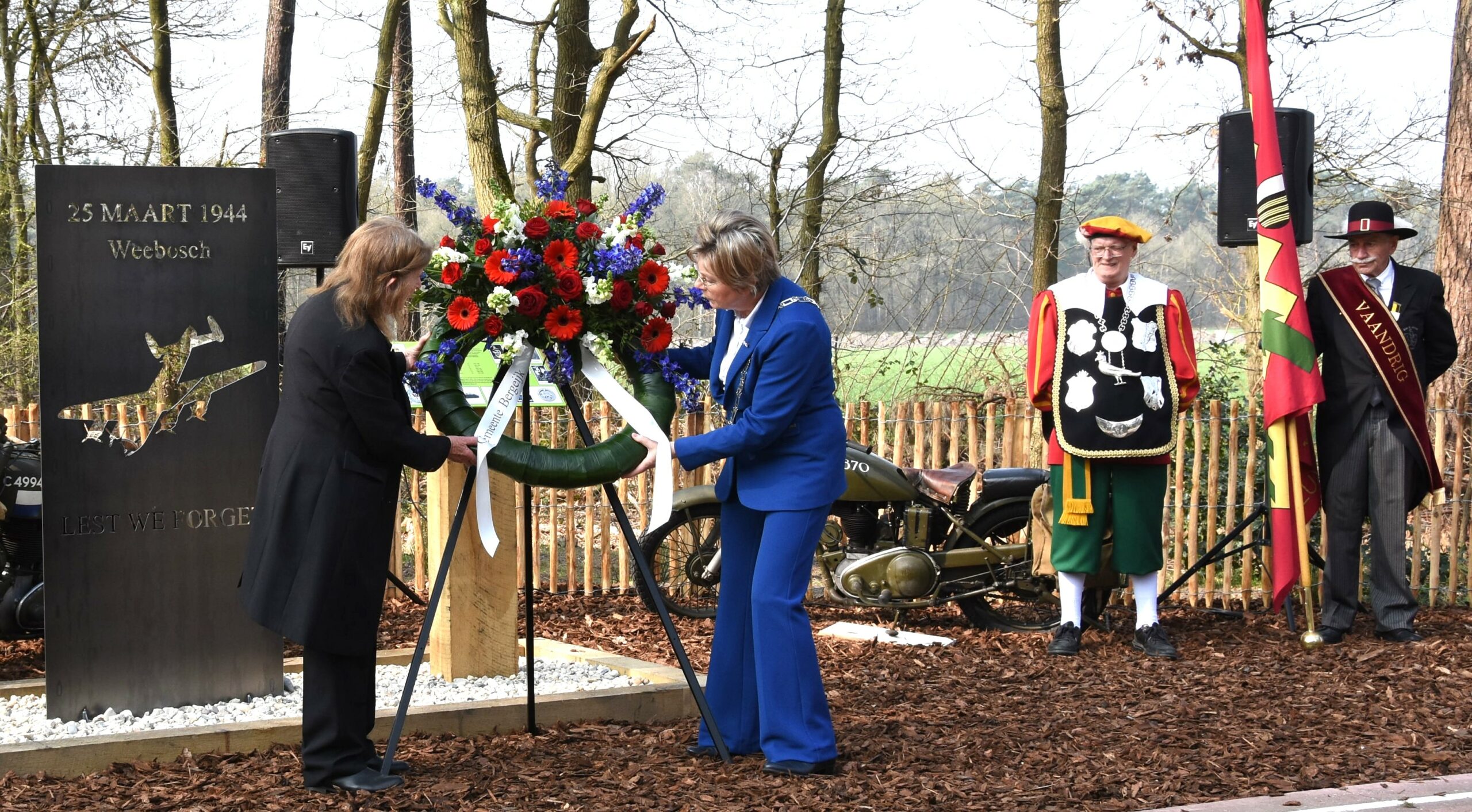 Onthulling monument Lancaster JB671