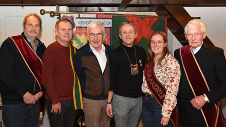 Jubilarissen en nieuwe leden Gilde St. Martinus Teeravond 2024